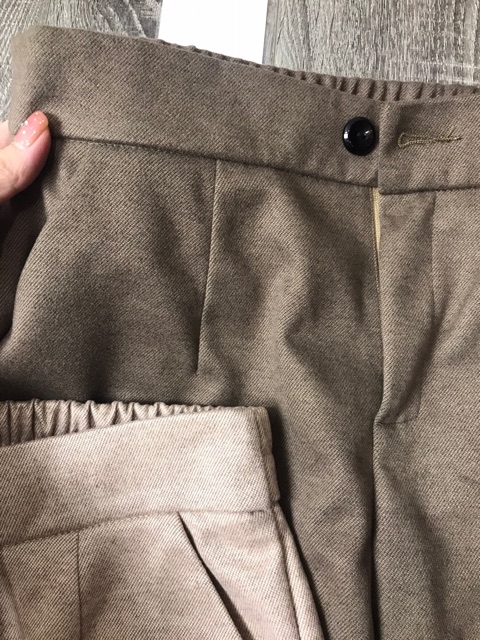 Quần baggy dạ Hàn Quốc cạp cúc hothit 2021 đủ size 40-70kg | BigBuy360 - bigbuy360.vn