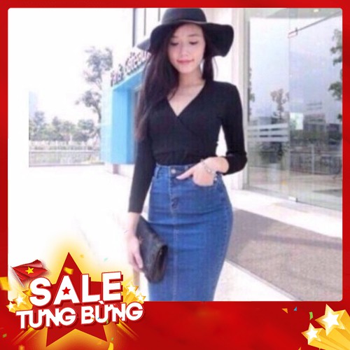 -Hàng nhập khẩu CHÂN VÁY JEAN BÚT CHÌ_CHÂN VÁY BÒ BÚT CHÌ ÔM SÁT SIÊU XINH Liên hệ mua hàng 084.209.1989