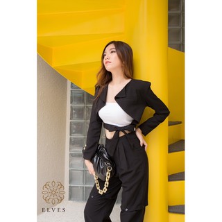 SET VEST ĐEN CAO CẤP ELVES[FREESHIP]