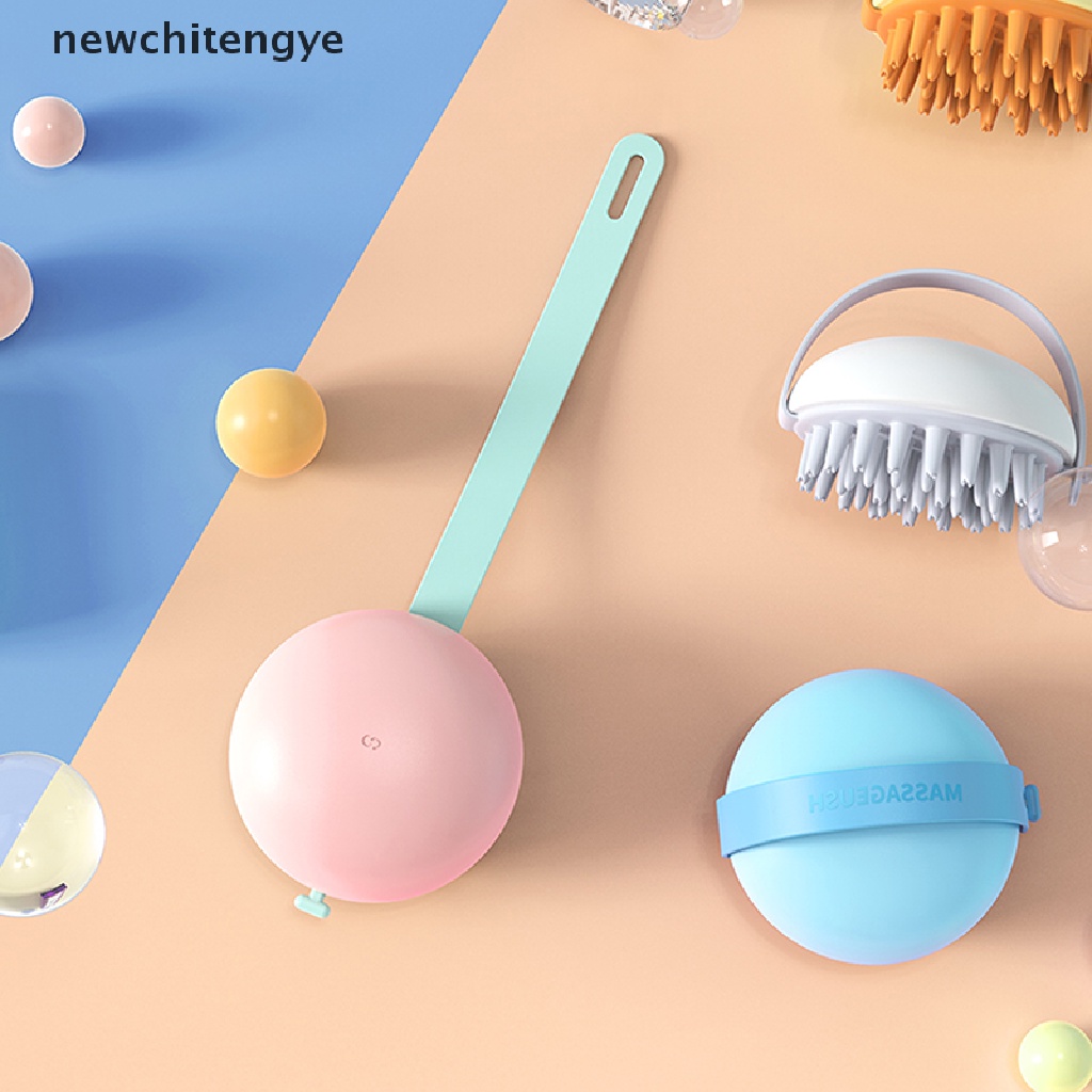 Lược Silicone Dùng Chải Tóc Ướt Và Khô Mát Xa Da Đầu Tiện Dụng