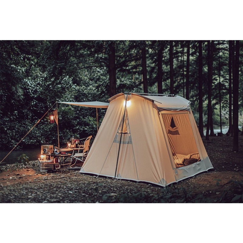 Lều 4  người GTD -Glacier to Desert - vải T/C   7.2 m² phong cách Mỹ
