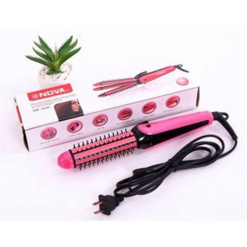 Máy làm tóc 3 in 1 - Lược điện Nova đa năng cho bạn kiểu tóc như ý ngay tại nhà