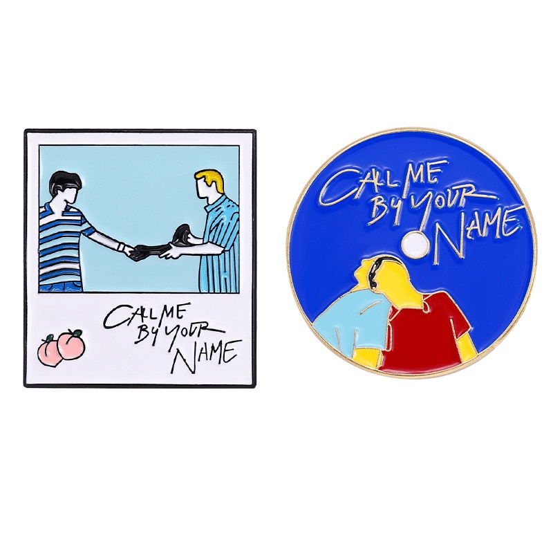 Ghim cài áo QIHE JEWELRY hình mặt trăng hoạt hình &quot;BL&quot; làm quà tặng cho bạn bè