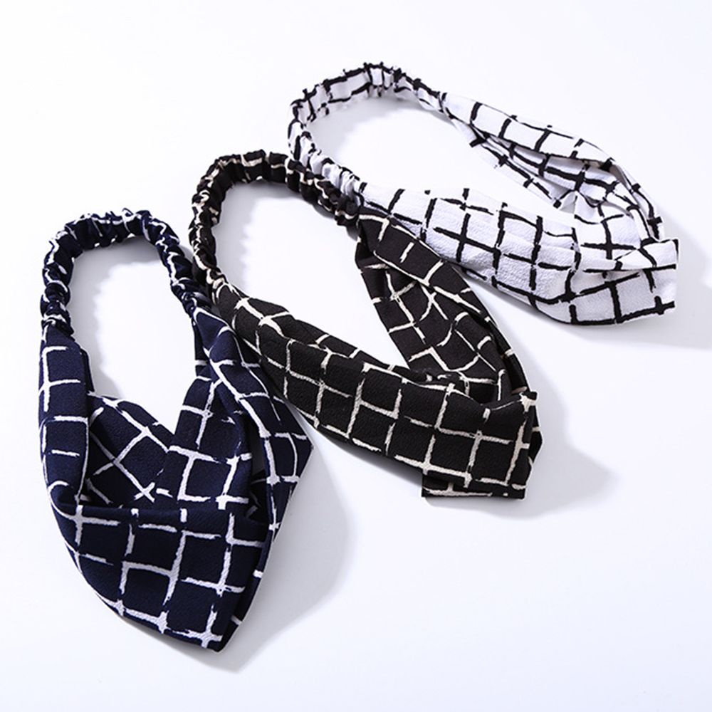 Băng đô co giãn in họa tiết hoa phong cách Hàn Quốc thời trang mùa hè cho nữ