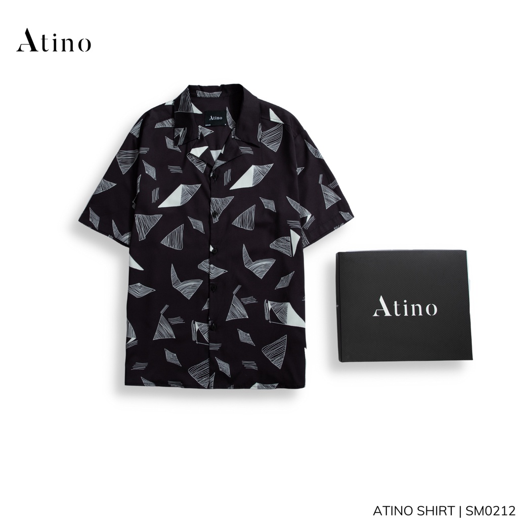 Áo sơ mi cuban shirt cộc tay nam DIAMO ATINO vải lụa form regular SM4506 | BigBuy360 - bigbuy360.vn
