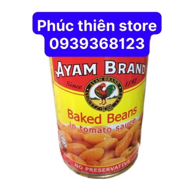 Đậu sốt cà chua Ayam Brand 425g