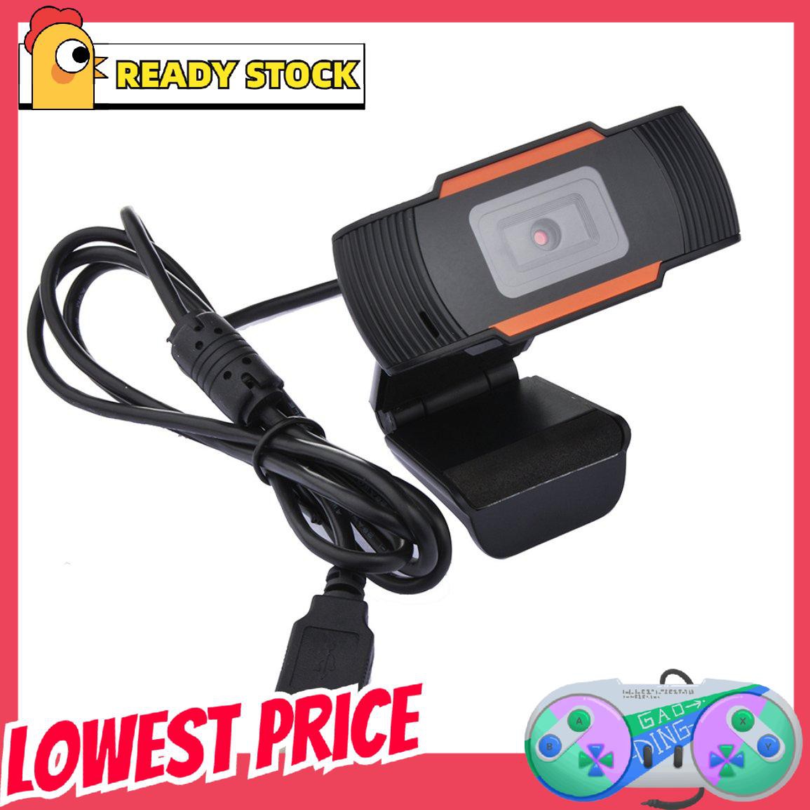 (Hàng Mới Về) 1 Chiếc Webcam Xoay 30 Độ 2.0 Hd 720p Usb Có Micro Cho Máy Tính | BigBuy360 - bigbuy360.vn