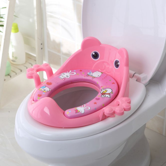 Nệm toilet trẻ em cỡ lớn dành cho nam và nữ bệ ngồi bé Đệm có thể điều chỉnh được