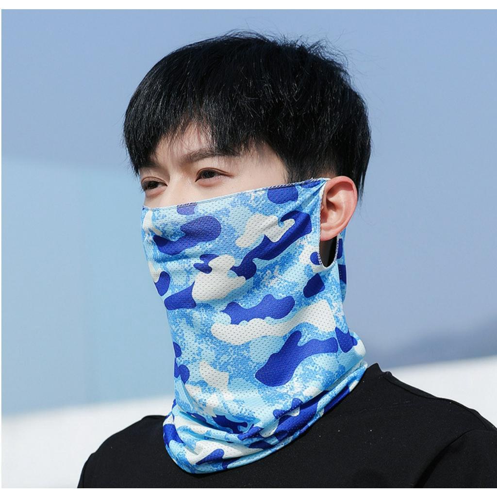 Khẩu trang che cổ, khăn ống đa năng vải thông hơi điều hòa thoáng khí chống nắng thời trang phong cách