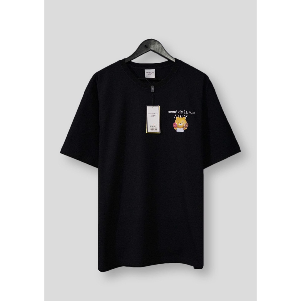 Áo thun cotton unisex ADLV basic ryan kakao friend
