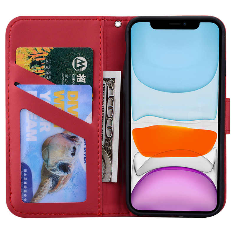 Ốp điện thoại nắp gập thích hợp cho iphone 13 12 11 pro max x xs xr se 2020 8 7 6 6s plus