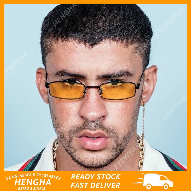Mắt kính gọng vuông retro thời trang cá tính cho nam nữ