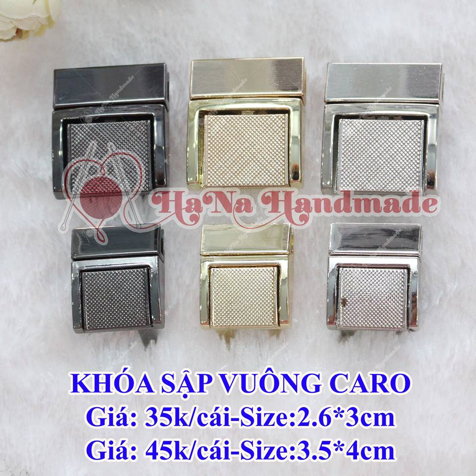 Khóa Sập Vuông Caro (35k-45k/cái)