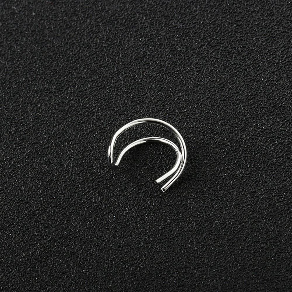 Bộ 2 khuyên kẹp vành tai cá tính thời trang cho nam và nữ