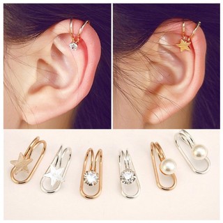 Khuyên tai kẹp vành một bên khuyên tai thời trang nữ cá tính