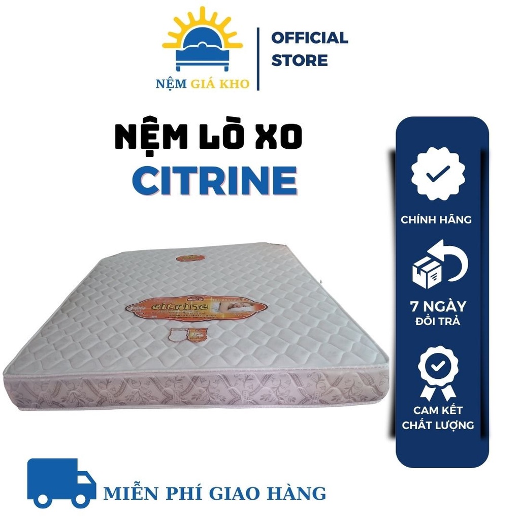 Nệm Lò Xo Citrine Hàn Việt Hải Cao 20cm