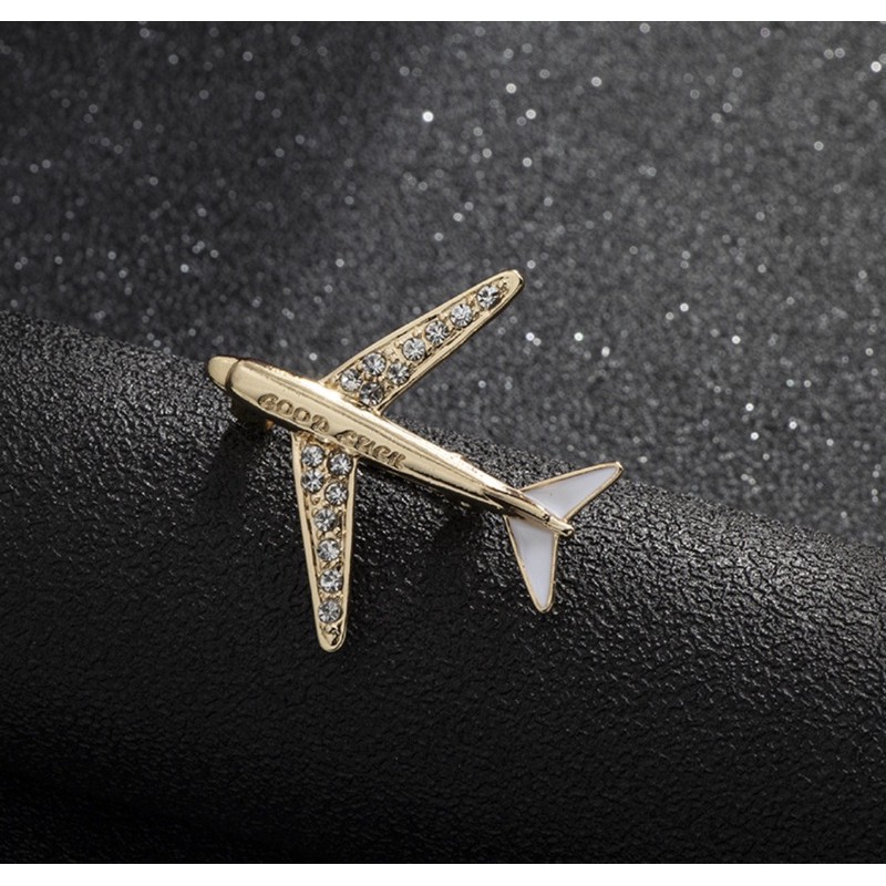 Ghim cài áo, cài áo vest nam hình máy bay