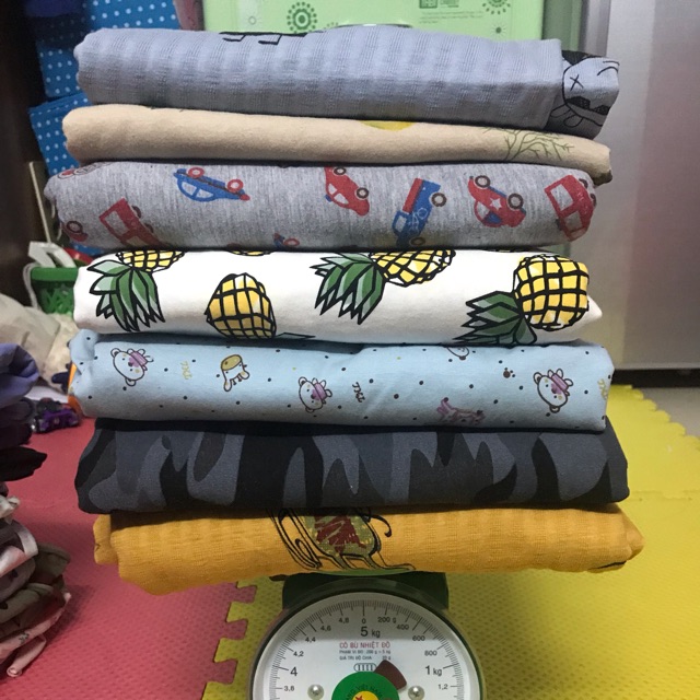 Set vải cotton Đào thu