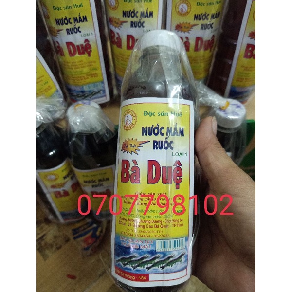 Nước mắm ruốc Bà Duệ