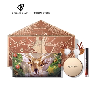 Set Quà Tặng Perfect Diary/Bảng Phấn Mắt Explorer Nai Sika 07 14g/Son 2.5g/Phấn Bắt Sáng Phiên Bản Giới Hạn 7g
