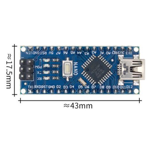 Bảng Mạch Điều Khiển MINI USB Nano V3.0 ATmega328P CH340G 5V 16M Cho Arduino