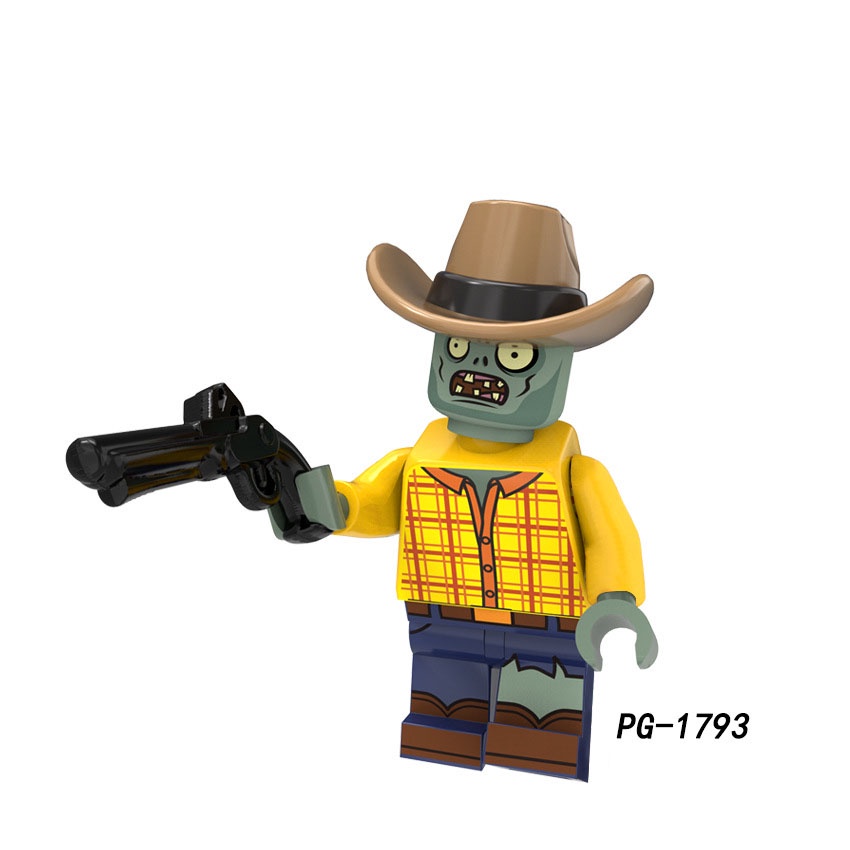 Bộ Đồ Chơi Lắp Ráp Cây Cối Xinh Xắn Dành Cho Bé Mô Hình Đồ Chơi Nhân Vật Zombies Cỡ Nhỏ