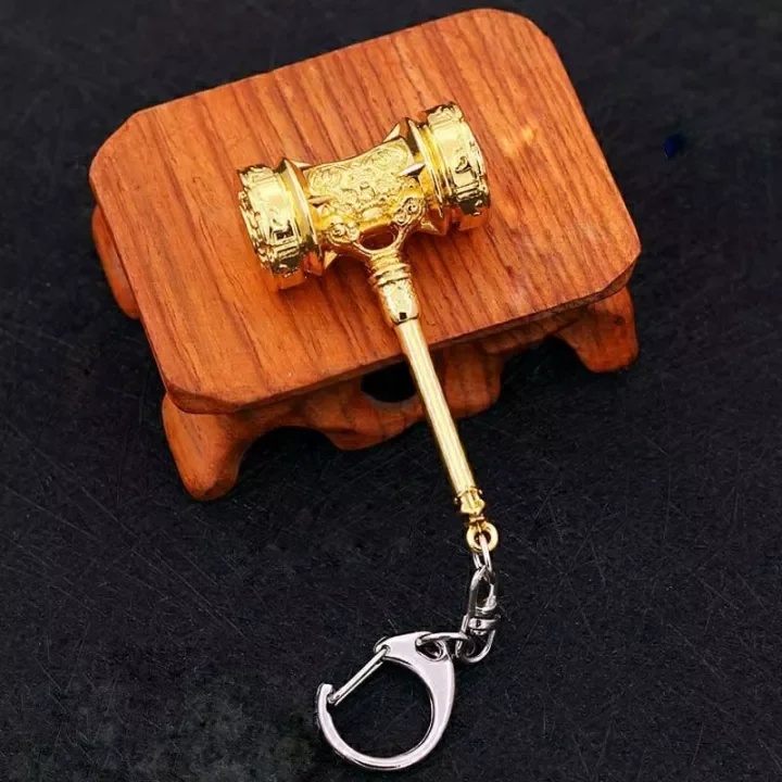 Móc khóa trưng bày mô hình Hạo Thiên Chùy 8cm phim Đấu La Đại Lục.