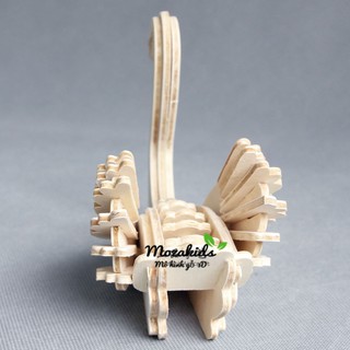 Đồ chơi lắp ráp gỗ 3D Mô hình Con Thiên nga