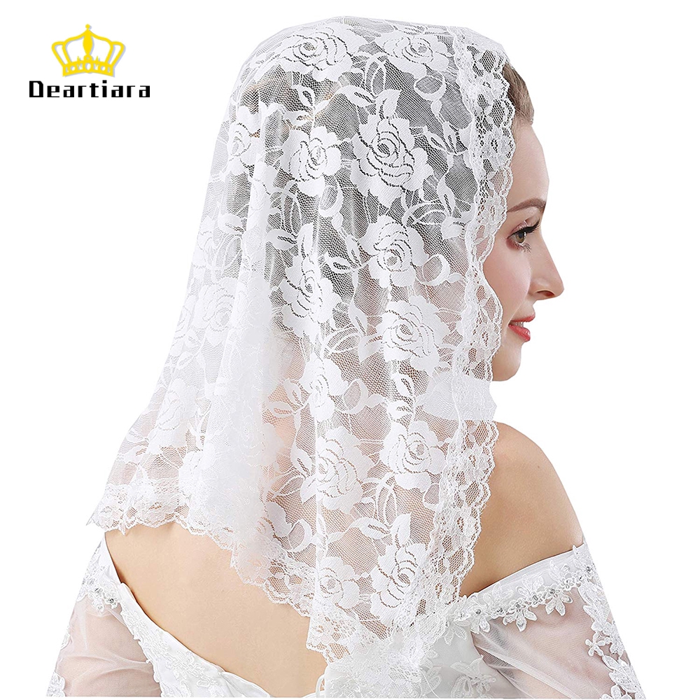 Mạng che mặt phối ren tinh tế cổ điển