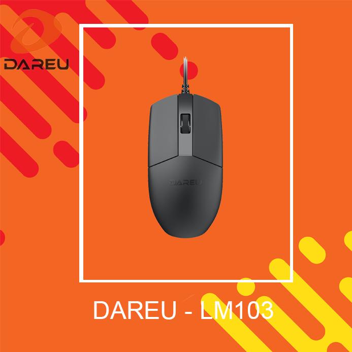 Chuột gaming Dareu LM103 có dây  1000DPI - Chuột chơi game chính hãng - Bảo hành 24 tháng