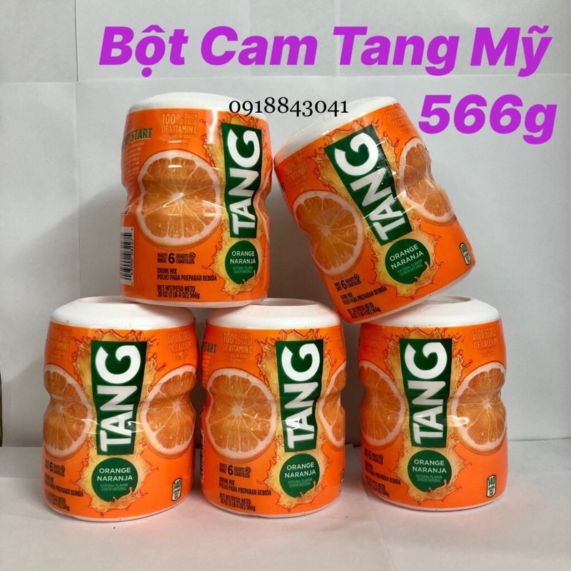 Bột Cam Tang 566g và 2.04kg của Mỹ