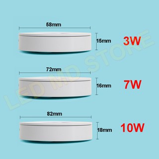 Đèn led cob ốp tủ vỏ trắng 10w