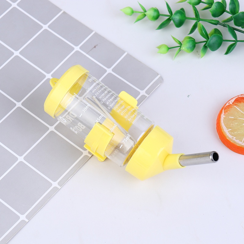 Bình Nước Bằng Nhựa Gắn Lồng Nuôi Chuột Hamster Tiện Dụng