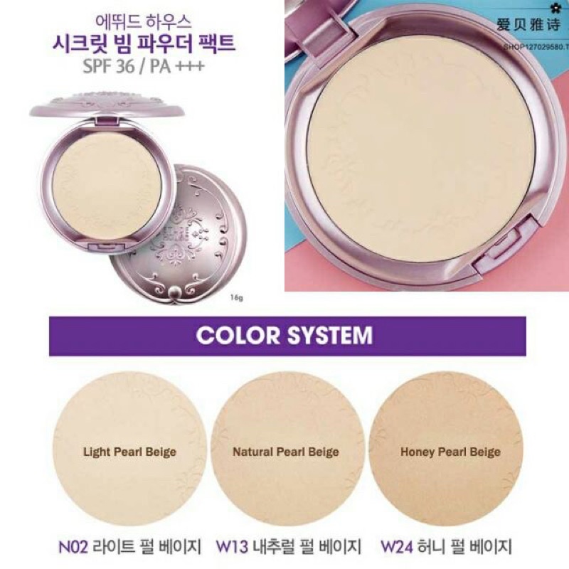 Phấn Phủ Etude House Secret Beam Powder Pact 15g