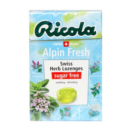 [Chính hãng] Kẹo ngậm thảo mộc không đường Ricola 40g của Thụy Sĩ