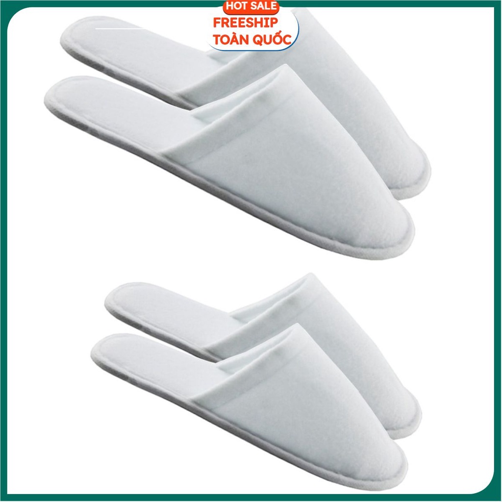 Bộ 2 Đôi Dép Nỉ Đi Trong Nhà Free Size Usa01