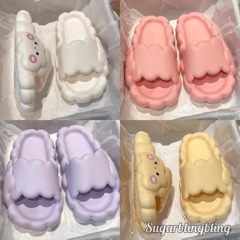 DÉP BÁNH MÌ MÂY MẶT CƯỜI QUAI NGANG