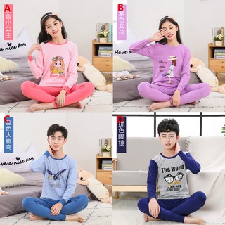 Bộ Đồ Ngủ In Hình Hoạt Hình Dễ Thương Cho Bé