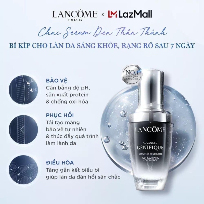 Sample serum đen thần thánh lancome