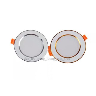Đèn led âm trần ⚜️freeship⚜️đèn led âm trần led downlight 3 chế độ màu 7w fm