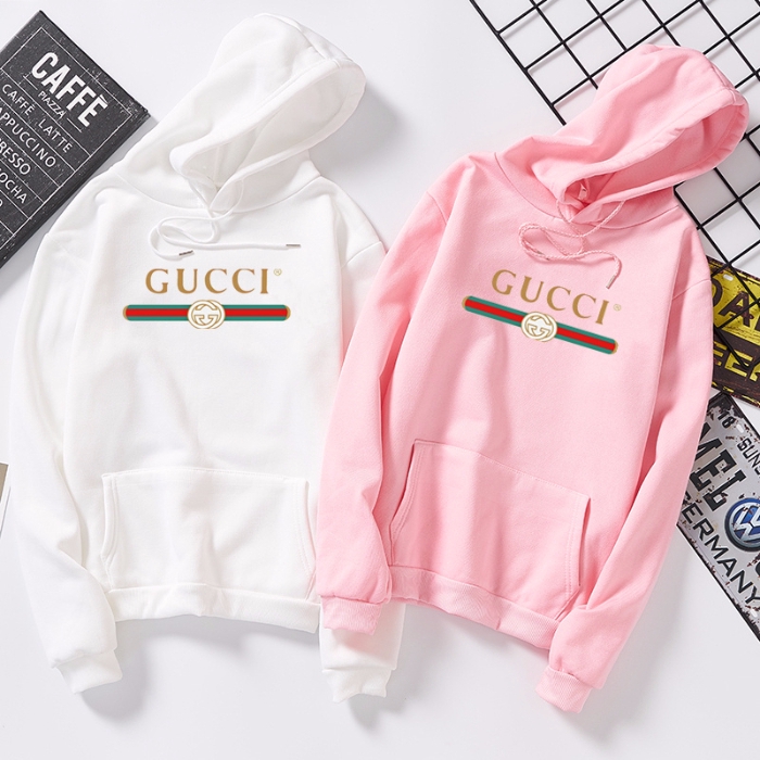 Bán chạy ♚Lễ Tạ ơn♚ Áo Hoodie tay dài in chữ GUCCi thời trang mùa thu cho nam và nữ