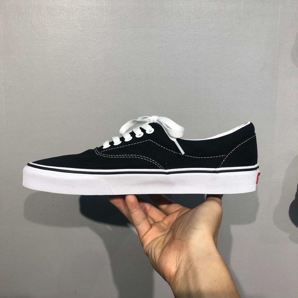 (𝗖𝗵𝗶́𝗻𝗵 𝗵𝗮̃𝗻𝗴 - 𝗙𝗮𝗸𝗲 đ𝗲̂̀𝗻 𝘅𝟭𝟬𝟬 | M - Waffle) Giày VANS Era Authentic - VN000EE3BLK-EWZBLK  (Giày có tem - box ko tem)