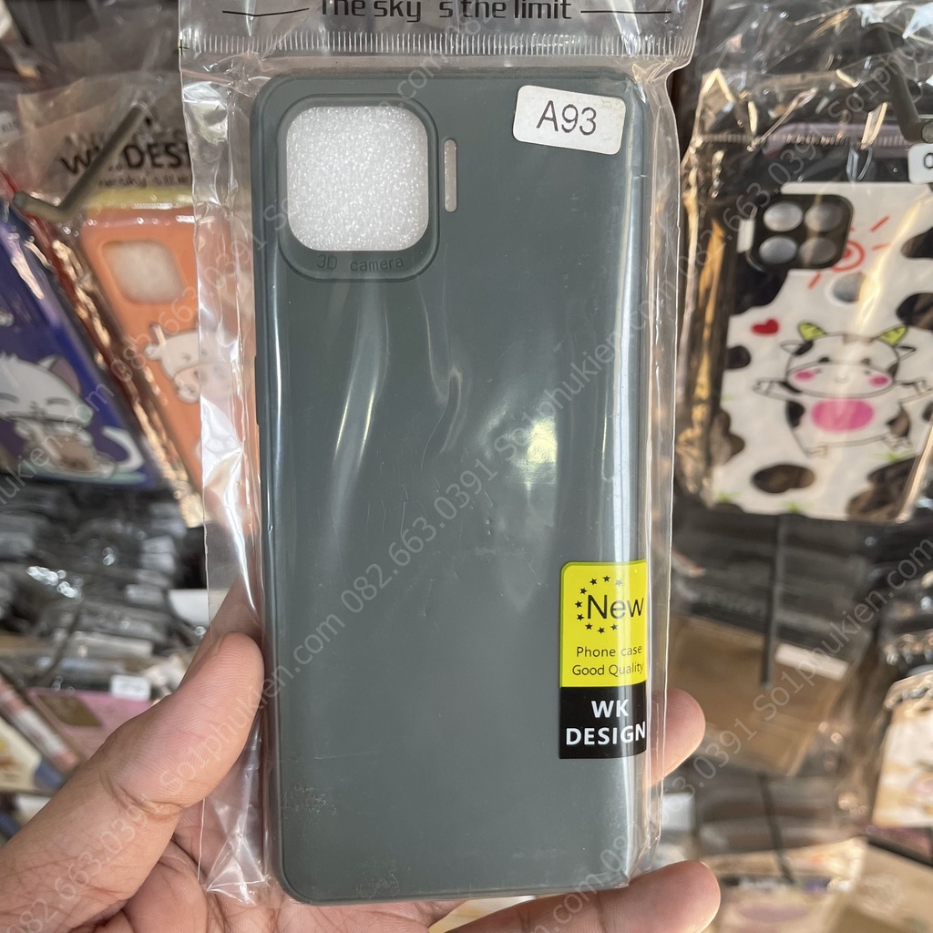 Ốp lưng da cao cấp dành cho Oppo A73 / A93 dẻo êm tay, da bền đẹp