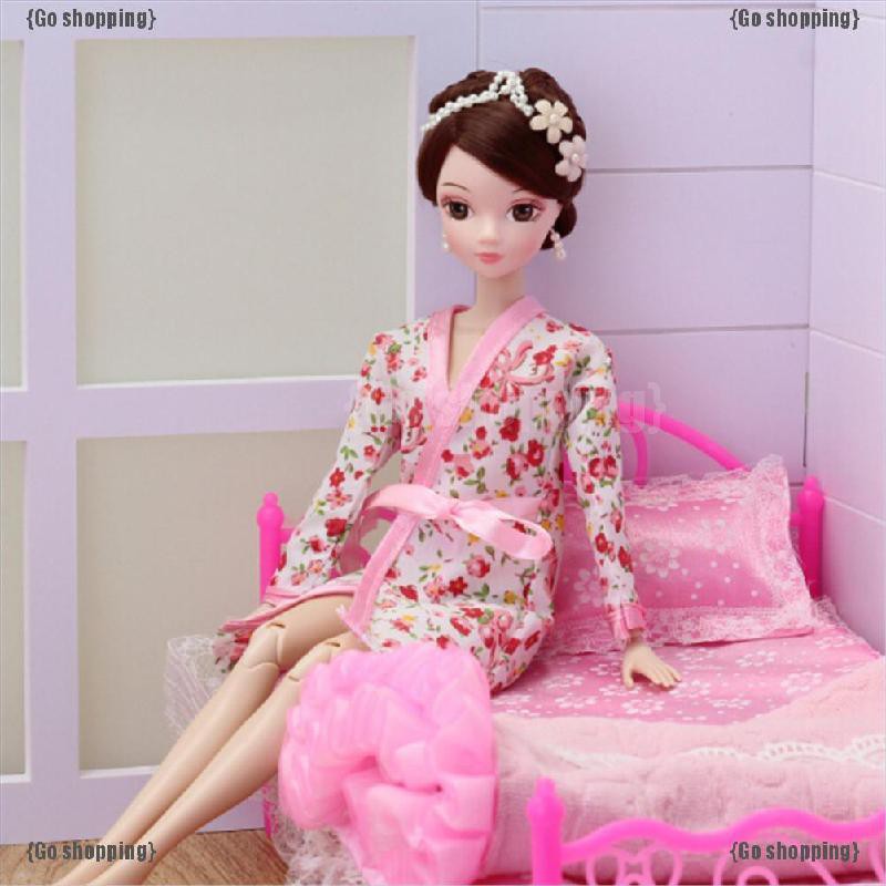 {Go shoppping}Đồ Ngủ In Hoa Cho Búp Bê Barbie