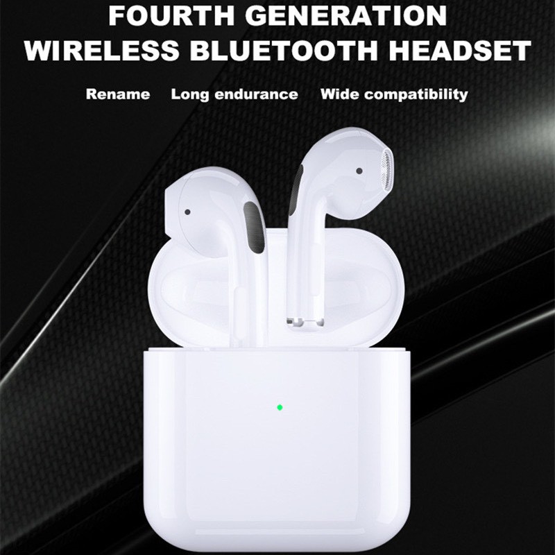 Tai nghe bluetooth Pro 4 airpod 5.0 TWS - Tai nghe nhét tai bluetooth thể thao không dây