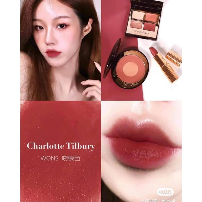 Son Chalotte CHARLOTTE TILBURY unbox fullsize màu WONS