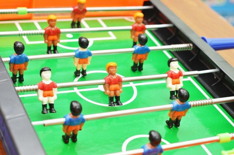 Đồ Đá Banh Trẻ Em, bàn bi lắc bóng đá Table Top Foosball- Bé Vui Khỏe, Thông Minh Cả Nhà Vui. Bảo Hành Uy Tín