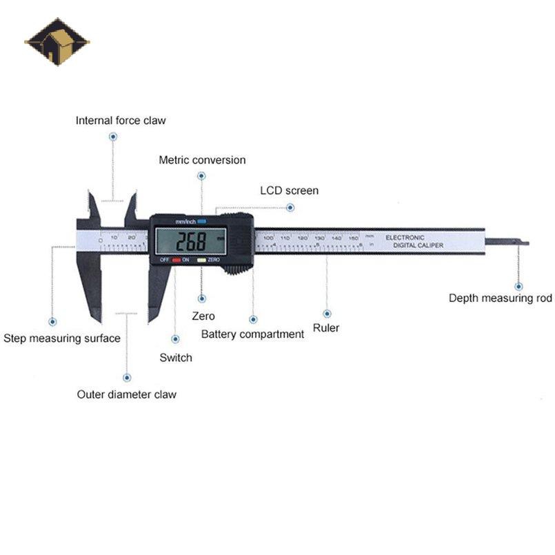 Thước kẹp điện tử dùng đo kỹ thuật kích thước 150mm/thép không gỉ .