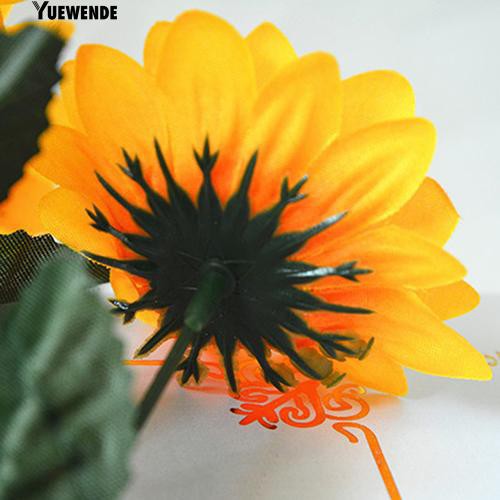 Bó 7 hoa hướng dương giả trang trí tiệc cưới