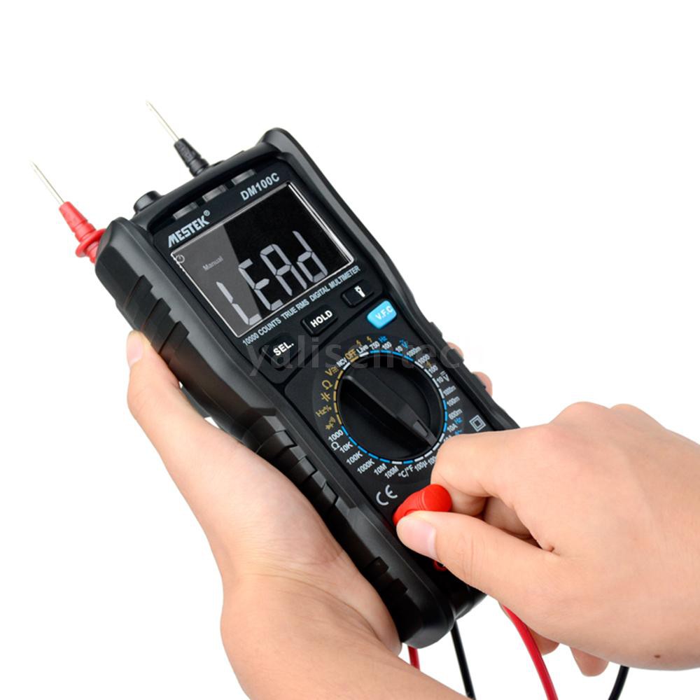 MESTEK 10000 Counts True RMS Multifunctional Digital Multimeter Measuring AC/DC Voltage Current Resistance Capacitance F